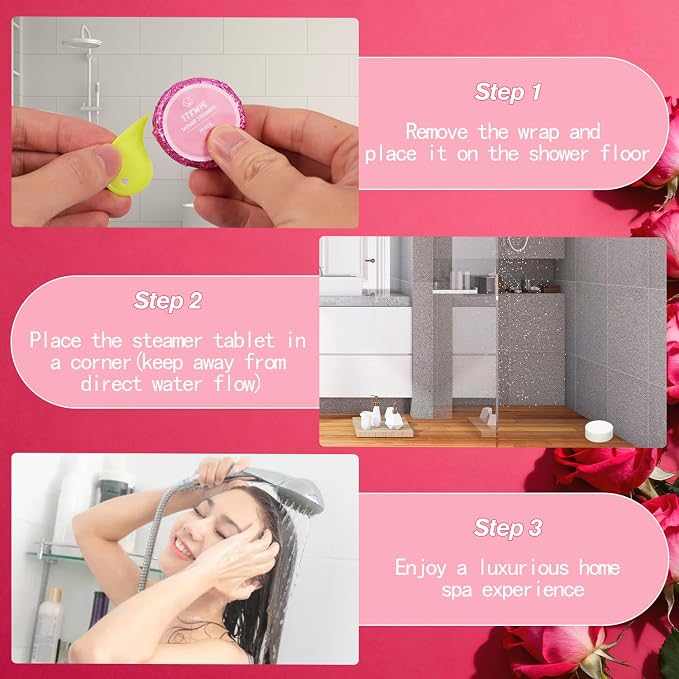 Shower Steamers Aromatherapy 30 Pack Shower Bombs - Image 4