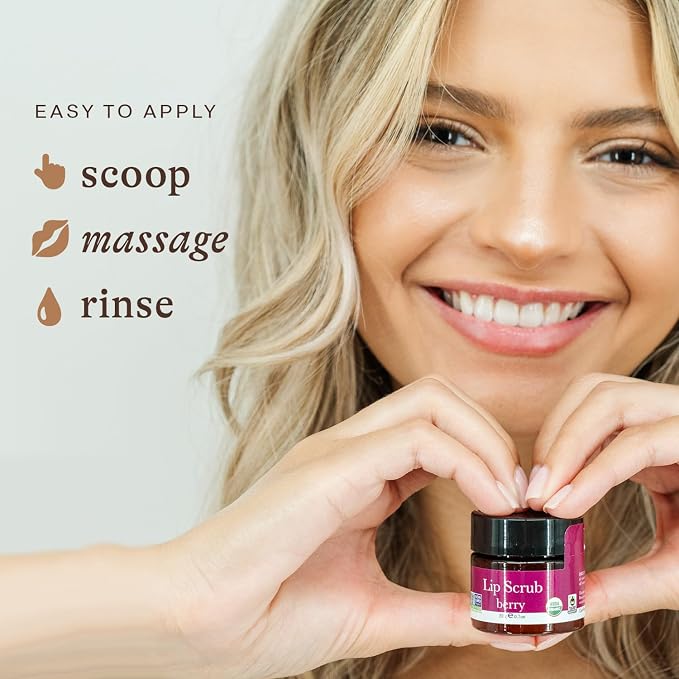USDA Organic Lip Scrub Berry - Image 7