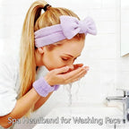 7 Pcs Spa Set, Facial Headband and Wristband Set, Skincare Accessories - Image 4