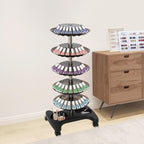 Nail Polish Trolley Organizer, 5 Tiers 360° Rotating Tray Nail Polish Spinning - Image 8