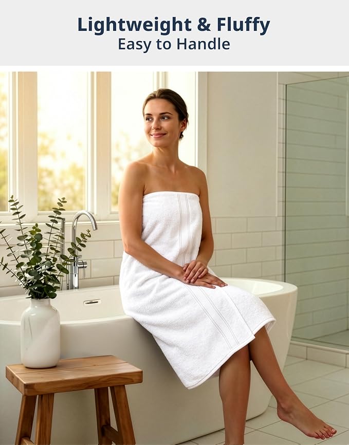 LANE LINEN 100% Cotton Bath Sheets - Image 2