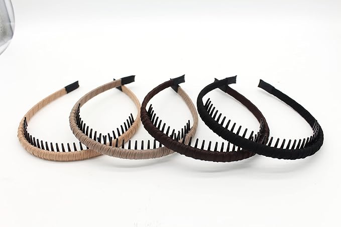 JOBAND 4pcs Hairbands for Women, Non-Slip Zig Zag Headbands, Adjustable Teeth - Image 7