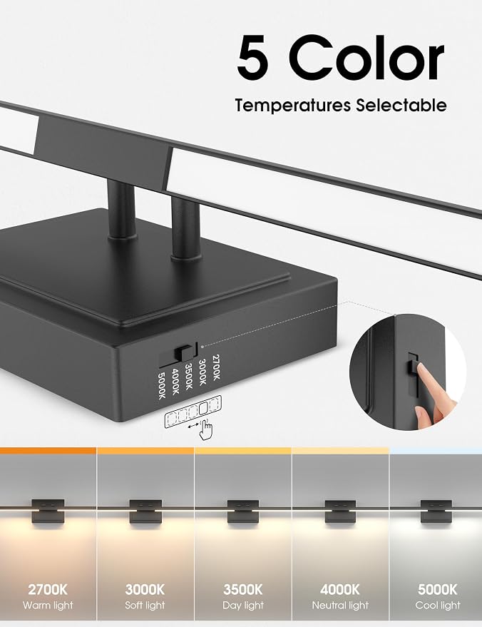 VOLISUN Bathroom Vanity Light 31.5 inch, 5CCT Dimmable, 28W LED Bathroom Light - Image 3