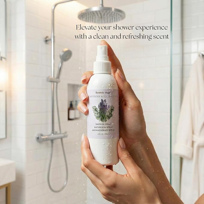 Symbolic Magic Lavender Eucalyptus Bathroom Spray – Essential Oil Shower - Image 5