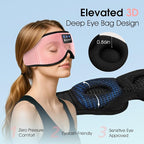 ZUMUSEN Bluetooth Sleep Headphones, 3D Wireless Music Eye Mask - Image 2
