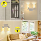 Ascher 2-Light Wall Sconces, Modern Vanity Light Fixture - Image 2