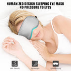 Sleep Mask w/ Cooling Gel Eye Mask, Silk Eye Mask - Image 4
