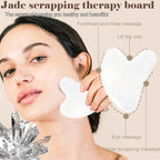 Jade roller and gua sha, facial roller, women's skincare tool, self-care gift - Image 5