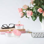 Pink Rose Scented Tealight Candles -Giant 100 Pack Votive Candles Bulk - Image 5