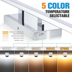 VOLISUN 48-Inch Dimmable Bathroom Vanity Light, 30W 5CCT LED Fixture Over Mirror - Image 2