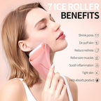 Teenitor Pink Ice Roller for Face, Ice Face Roller, Eye Roller for Puffy Eyes - Image 2