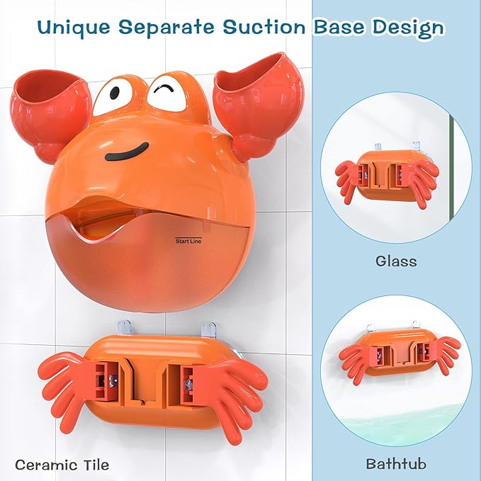 KINDIARY Bath Toy, Crab Bath Bubble Maker - Image 5