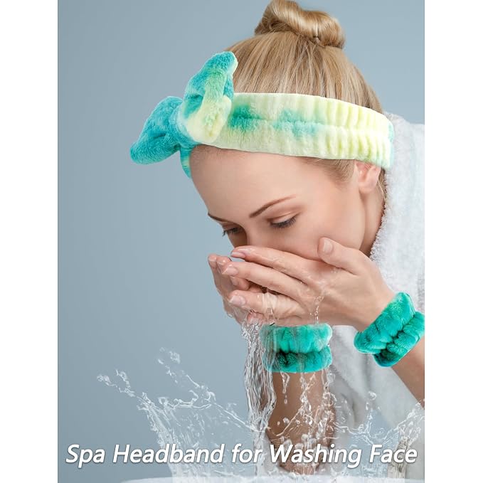 VELSCRUN Spa Headband, Makeup Face Wash Skincare Headbands, Stuff - Image 2