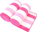 JML Microfiber Bath Towels, 2 Pack, Super Absorbent, Fast Drying, Large Beach by JML