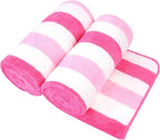 JML Microfiber Bath Towels, 2 Pack, Super Absorbent, Fast Drying, Large Beach by JML