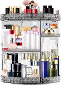 Makeup Organizer 360 Degree Rotating 7 Adjustable Layers Large Capacity by MISERWE