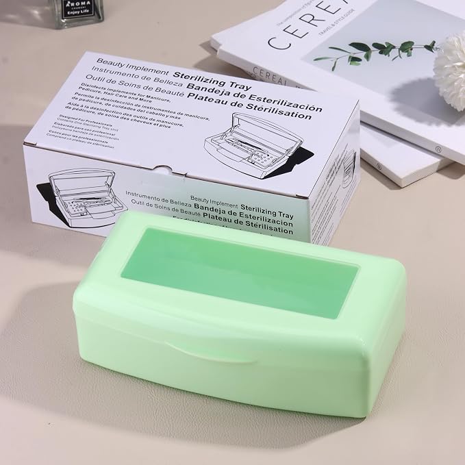 Nail Tool Sterilizer Box Plastic Disinfectant Container - Image 8
