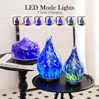 Porseme 150ml Essential Oil Diffuser Glass Color Changing Aroma Air Diffusers - Image 2