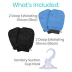 Vive Exfoliating Mitts for Body - Image 6