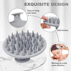 Meartchy Silicone Scalp Massager Shampoo Brush, Scalp Brush - Image 3