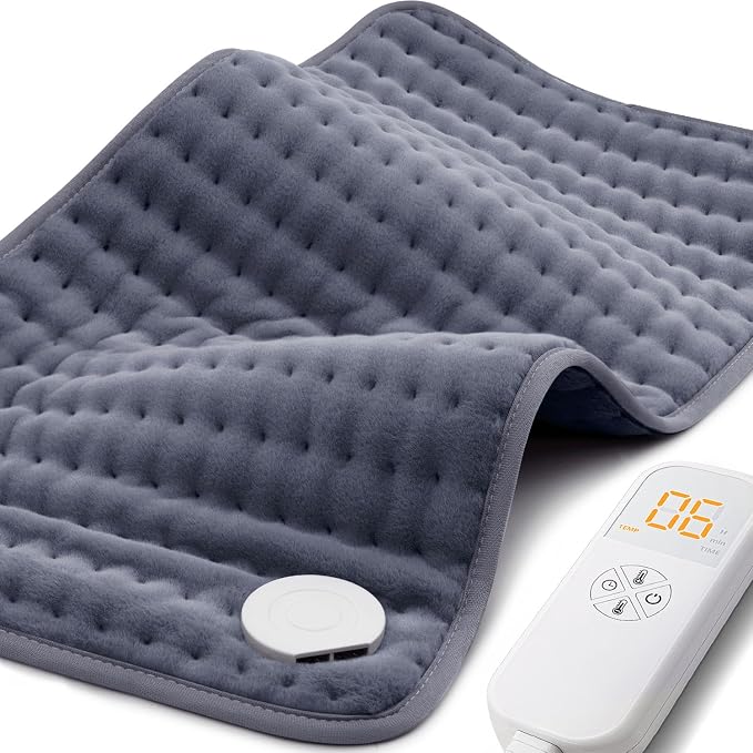 Christmas Gifts Heating Pad for Back, Shoulder Pain & Cramps Relief, Electric - Image 8