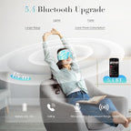 LC-dolida Sleep Mask with Bluetooth Headphones, Extra Large Silk Eye Mask - Image 3