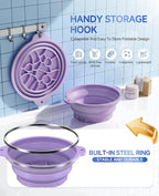Face Ice Bath Bowl with Built-in Ice Tray, Collapsible Silicone Face Ice Plunge - Image 3