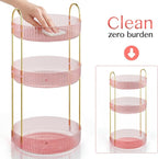 Rotating Makeup Organizer Countertop, Skincare Organizers, Spinning Perfume - Image 7