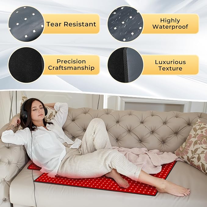 LITDUCK Body Red Light Therapy Mat, Eligible Red Light Therapy Blanket - Image 6