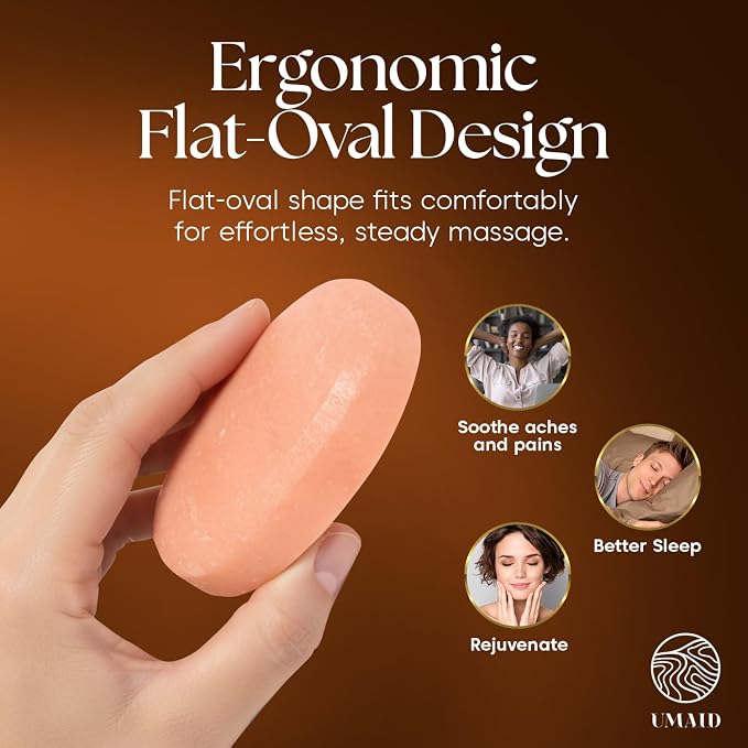 UMAID Himalayan Salt Massage Stones 6-Pack – Mothers Day Gifts - Image 6
