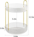 Rotating Makeup Organizer Countertop, Skincare Organizers, Spinning Perfume - Image 2