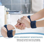 6Pcs Spa Set, Terry Cloth Headbands & Wrist Washbands - Image 8