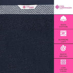 CASA COPENHAGEN Solitaire 6 Pieces Towel Set- Navy, 600 GSM 2 Bath Towel 2 Hand - Image 5