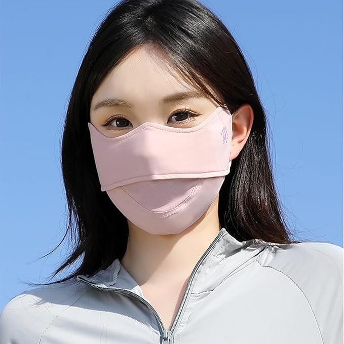 2Pcs UV Face Mask, Sun Masks for Women, Cooling Breathable Face Cover for - Image 5