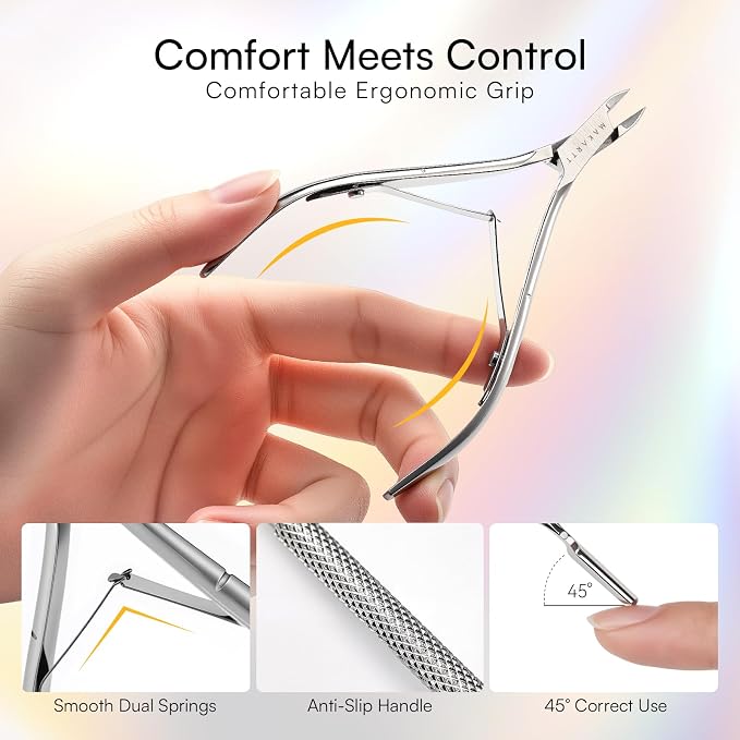 Makartt Cuticle Trimmer with Cuticle Pusher - Image 4