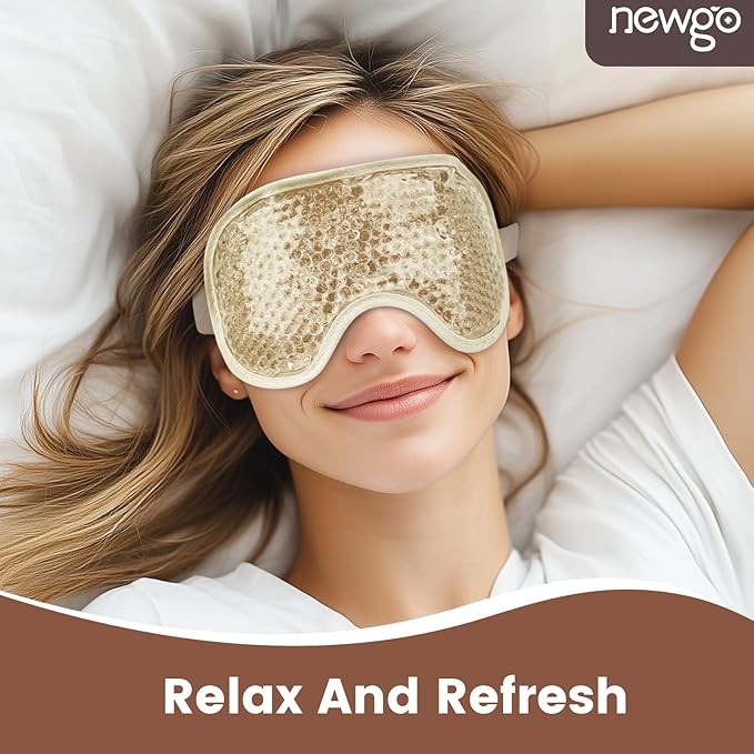 NEWGO Cooling Eye Mask for Puffy Eyes, Cold Eye Mask Eye Ice Pack for After - Image 6