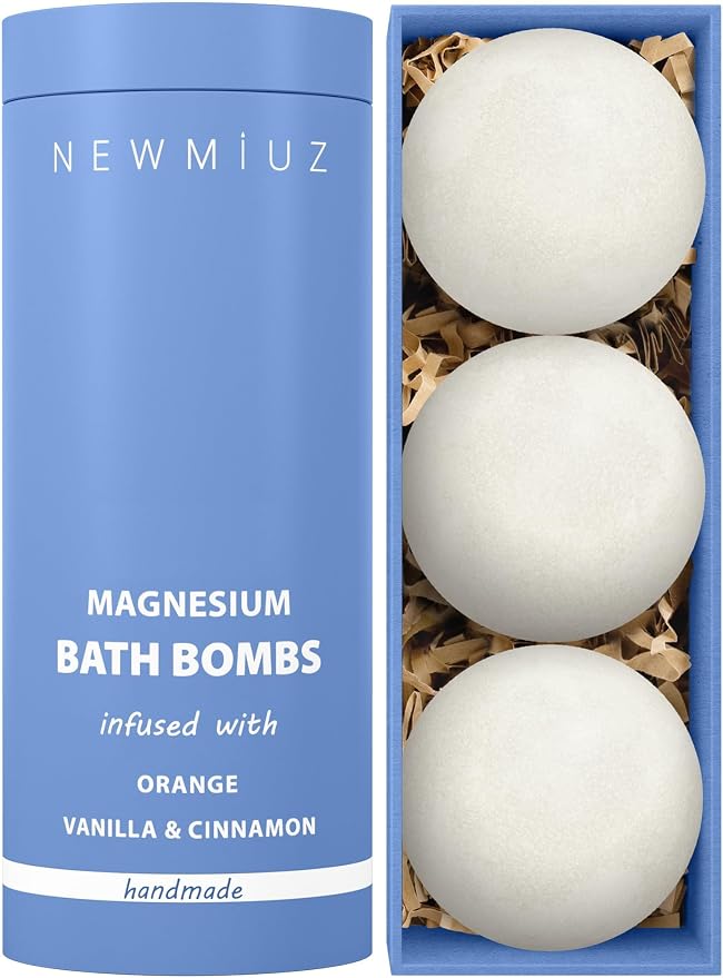 Magnesium Bath Bombs Post Workout Recovery Sore Muscles Tension Epsom Salt - Image 7