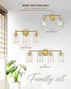 FEMILA Bathroom Vanity Light, Farmhouse Modern Vanity Lighting fixtures - Image 8