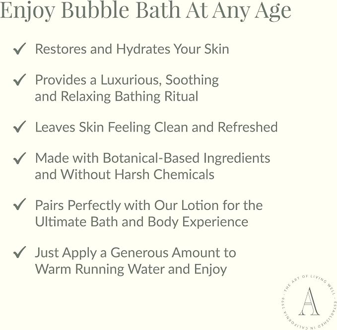 Archipelago Botanicals Luxury Charcoal Rose Bubble Bath, Moisturizing and - Image 3