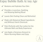 Archipelago Botanicals Luxury Charcoal Rose Bubble Bath, Moisturizing and - Image 3