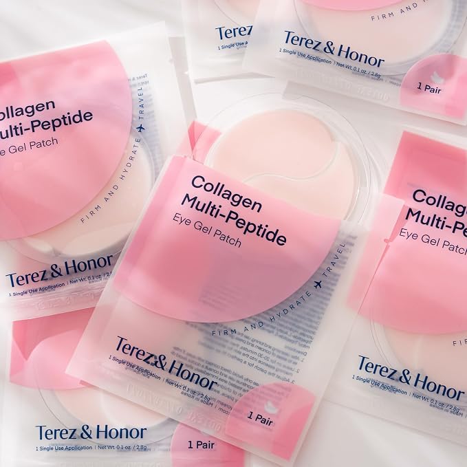 TEREZ & HONOR Peptide Collagen Hydrogel Eye Patches - Image 8