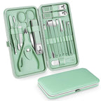 Teamkio 18pcs Manicure Set Pedicure Nail Clippers Set Travel Hygiene Kit by Teamkio