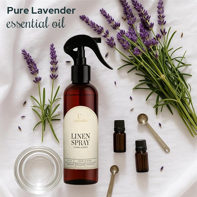 Carnatia Lavender Linen Spray – Calming Aromatherapy Mist - Image 2