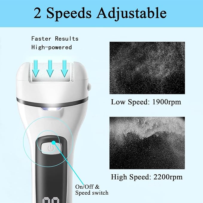 Callus Remover for Feet, 13-in-1 Professional Pedicure Tools Foot Care Kit - Image 5