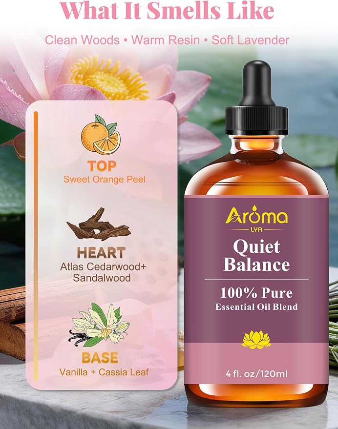 Quiet Balance — A 100% Pure Essential Oil Blend Grounded Woods-and-Resin Blend - Image 3