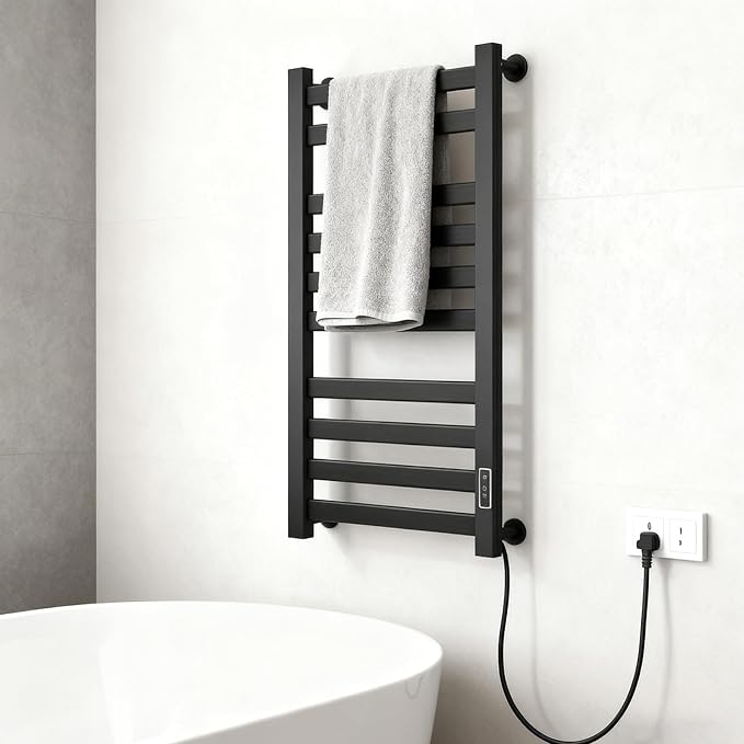 Verida Towel Warmer Rack, Heated Towel Rack - Image 8