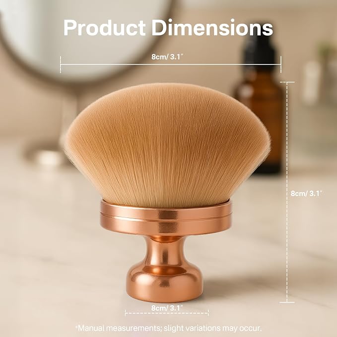 Kabuki Self Tanner Brush – Round Dome Blending Brush - Image 3