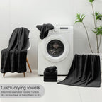 8 Piece Bath Towel Set-2 Oversized Bath Sheets, 2 Hand Towels, 4 - Image 8