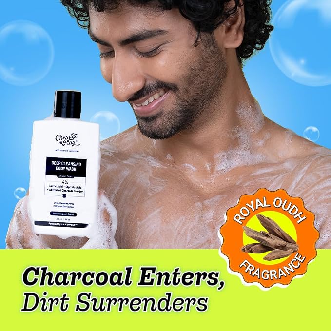 Chemist at Play Deep Cleansing Body Wash| Activated Charcoal Removes Dirt | - Image 4