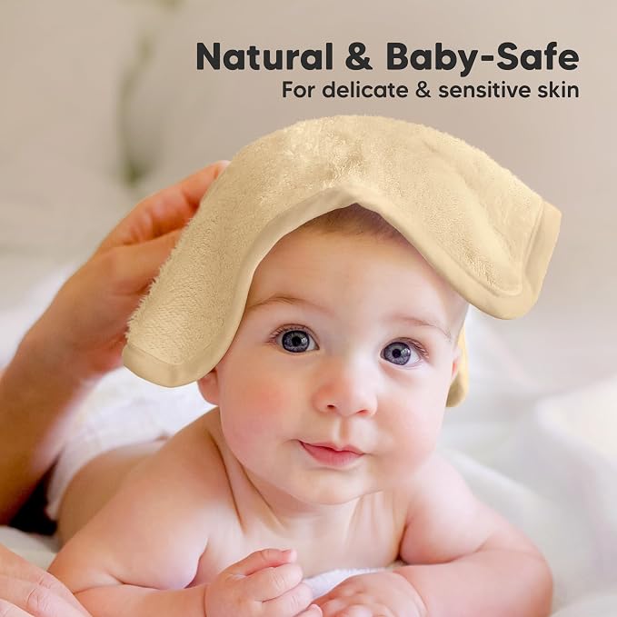 6-Pack Baby Washcloths – Soft Absorbent Viscose from Bamboo Washcloths - Image 5